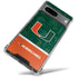 University of Miami U Hurricanes Google Pixel 8 Clear Case
